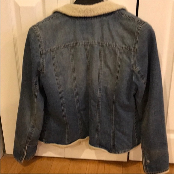 Denim Shearling Jacket - Picture 3 of 9
